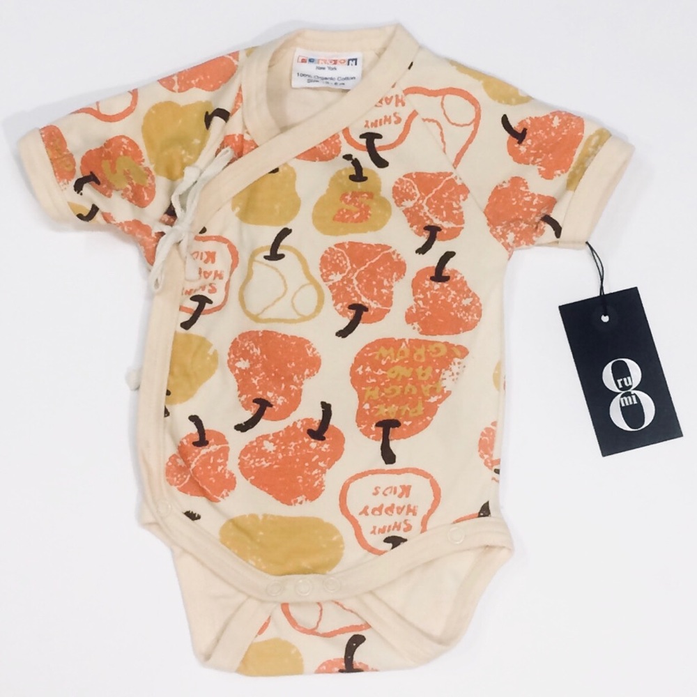 Cutest Ever Sckoon Pear Kimono-style bodysuit